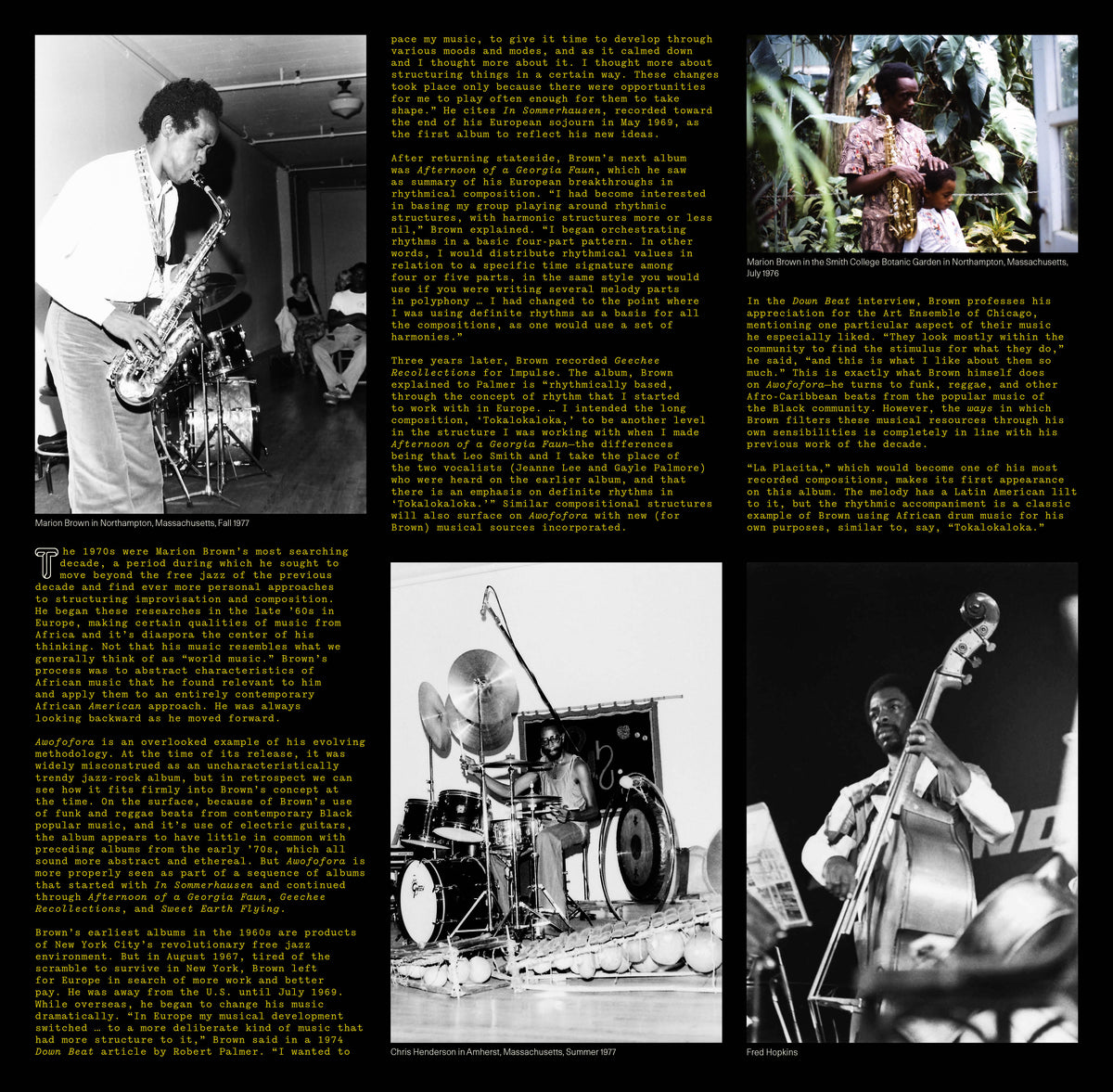 Marion Brown – Awofofora LP – Aguirre Records