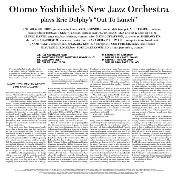 Otomo Yoshihide's New Jazz Orchestra – Out To Lunch 2xLP
