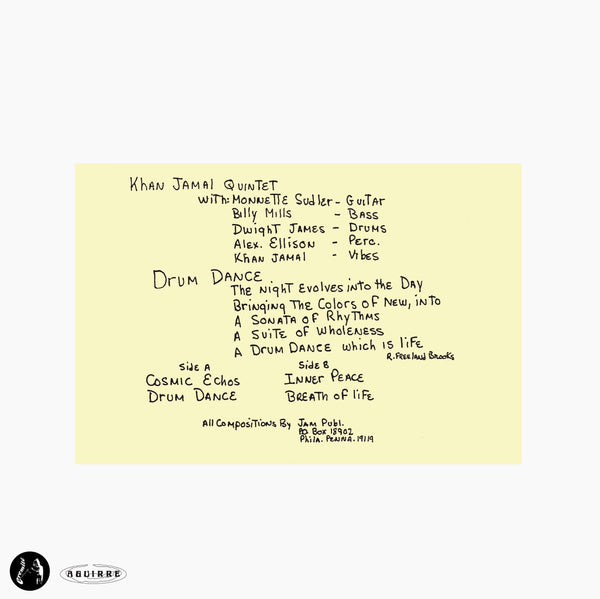 Khan Jamal's Creative Arts Ensemble – Drum Dance To The Motherland LP