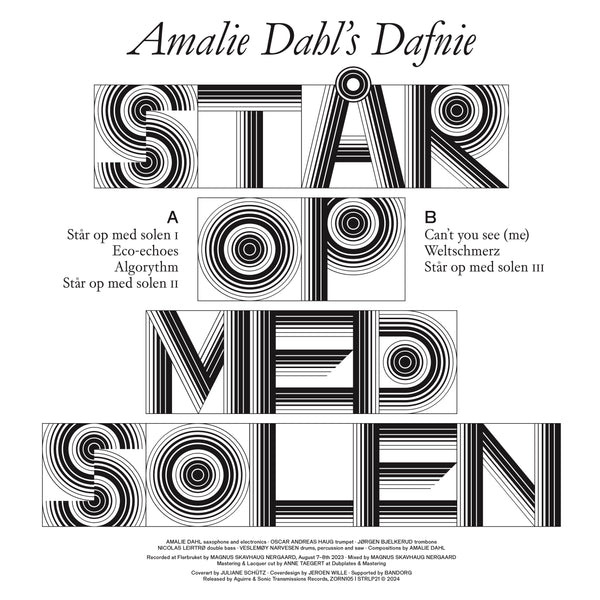 Amalie Dahl's Dafnie - Står Op Med Solen LP / CD