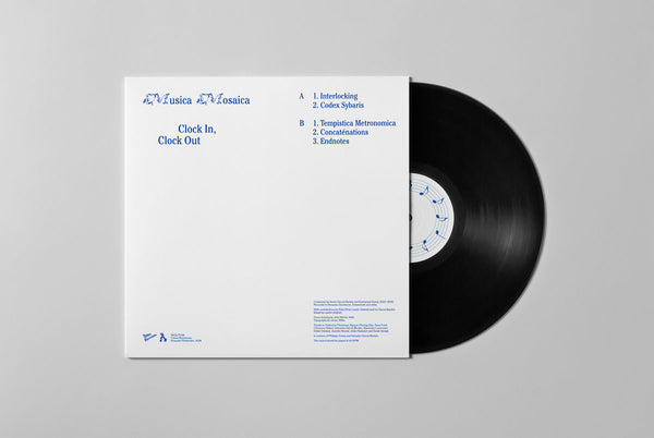 Musica Mosaica - Clock In, Clock Out LP