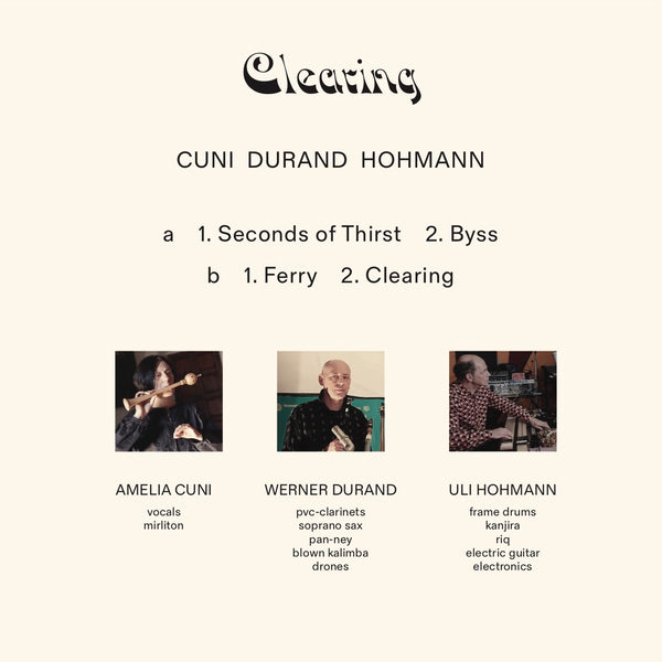 Amelia Cuni, Werner Durand & Uli Hohmann - Clearing LP