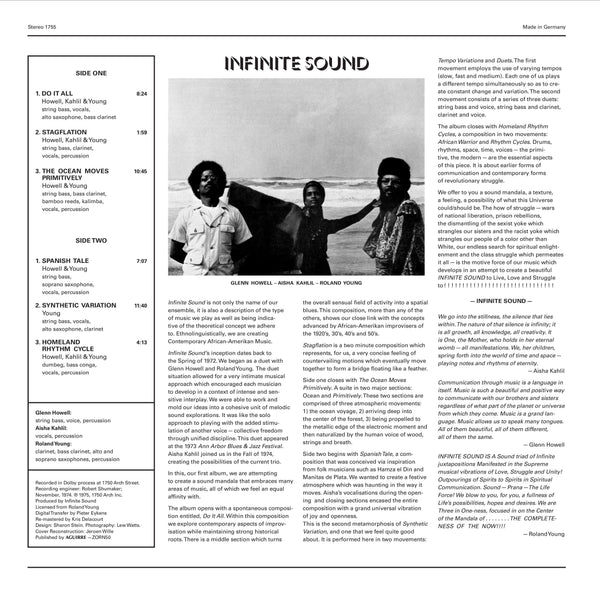 Infinite Sound ‎– Contemporary African-Amerikan Music LP
