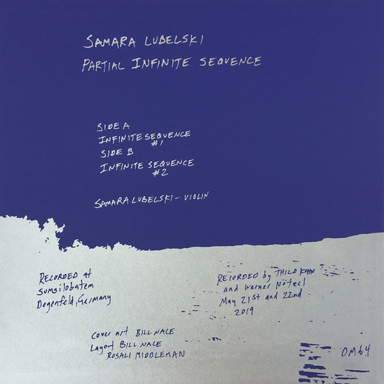 Samara Lubelski ‎– Partial Infinite Sequence LP