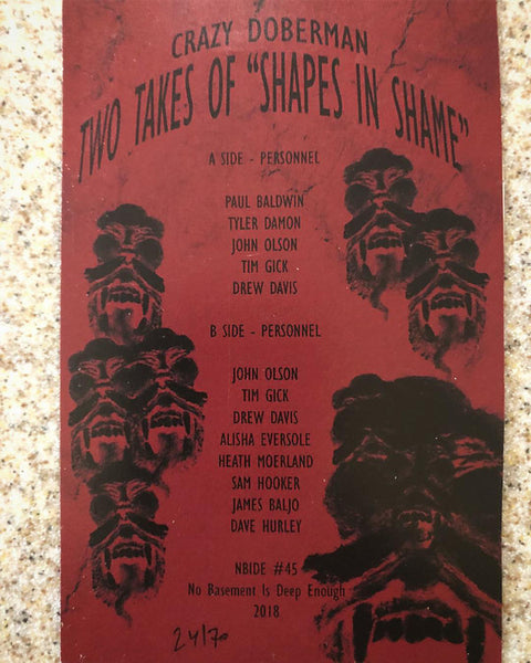 Crazy Doberman ‎– Two Takes Of "Shapes In Shame" CS