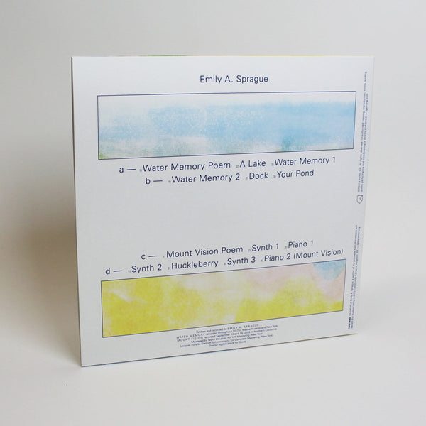 Emily A. Sprague - Water Memory / Mount Vision 2xLP