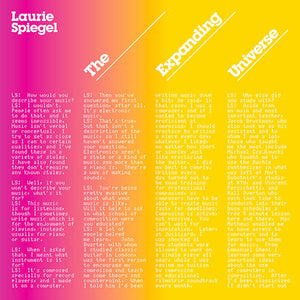 Laurie Spiegel - Expanding Universe 3xLP